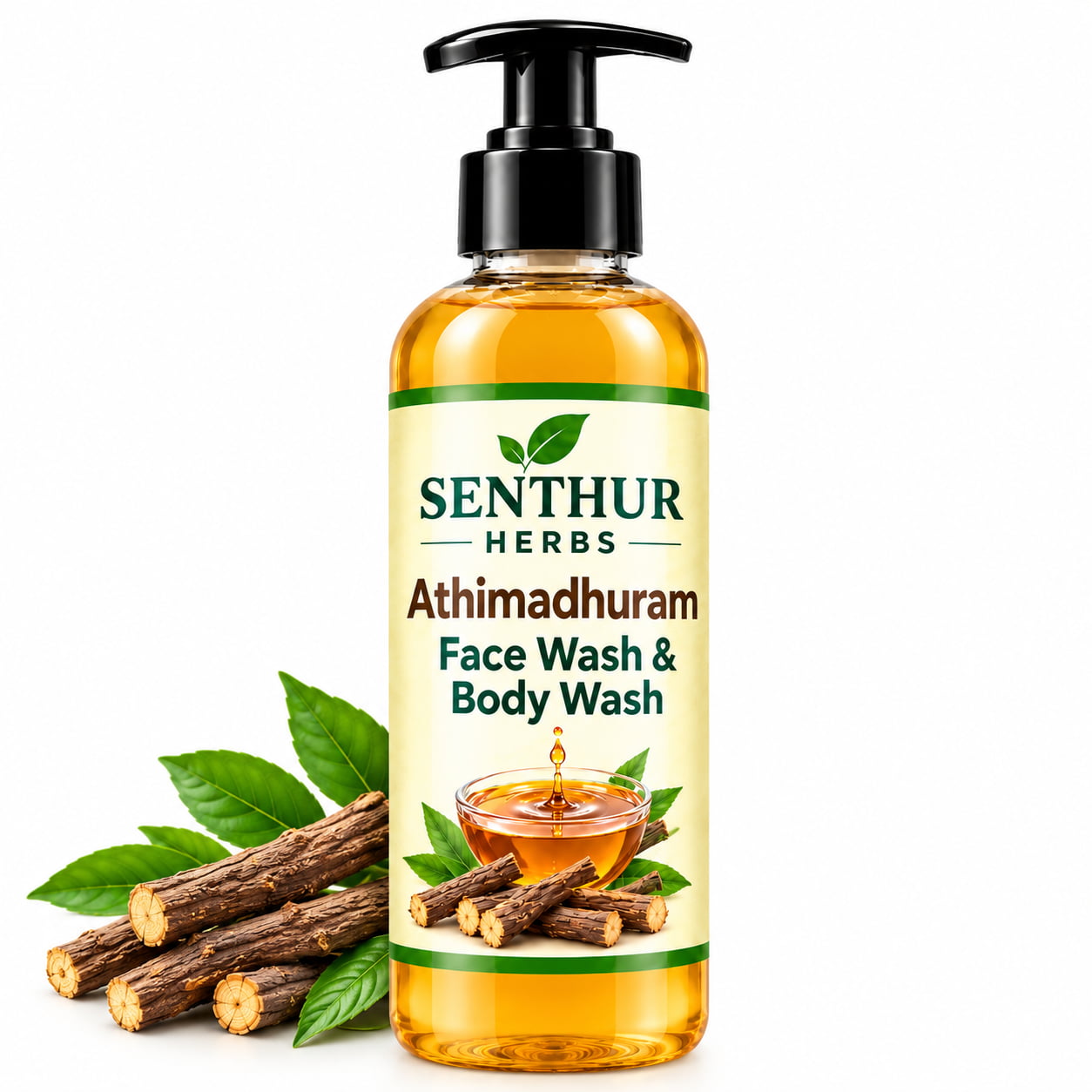 Senthur Herbs Athimadhuram Herbal Face Wash & Body Wash